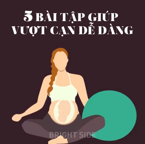 Những bài tập cho bà bầu dễ sinh
