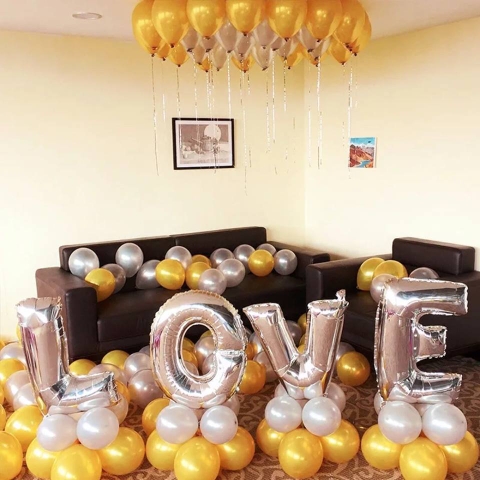 TRANG TRÍ PHÒNG CƯỚI BẰNG BÓNG BAY SIÊU LÃNG MẠN 2018