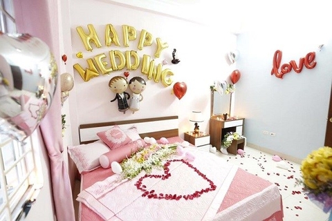 Cách bố trí phòng cưới nhỏ siêu ấn tượng dành cho căn hộ diện tích chỉ khoảng 35m2