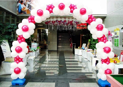 Cách trang trí cổng cưới bằng bóng bay tuyệt đẹp cho ngày cưới