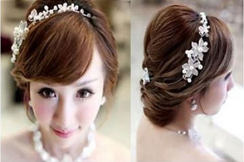 Hoa cài tóc cô dâu dịu dàng, lãng mạn, sản phẩm mua nhiều nhất 2017