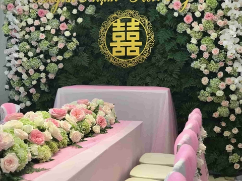 6 ý tưởng hoa trang trí đám cưới đơn giản đẹp đến khó cưỡng