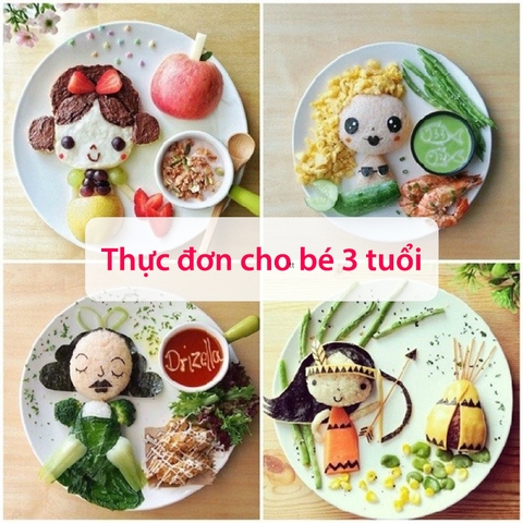 [Chi tiết nhất] Thực đơn cho bé 3 tuổi ngày 6 bữa đầy đủ dinh dưỡng