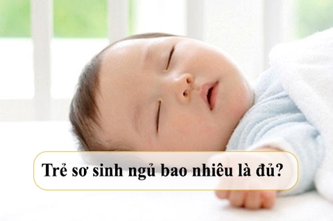 Trẻ sơ sinh ngủ bao nhiêu là đủ [ đầy đủ từ 0-2 tuổi]