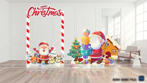 KHUNG CHECK IN CHỤP ẢNH GIÁNG SINH