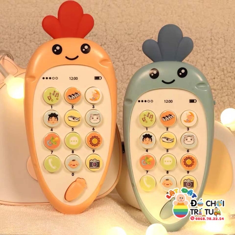 Điện thoại đồ chơi hình cà rốt