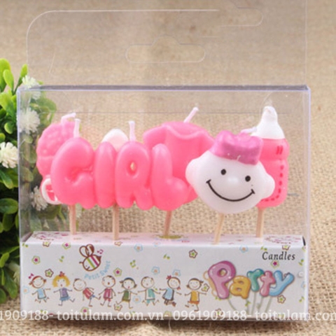 Nến họa tiết EM BÉ