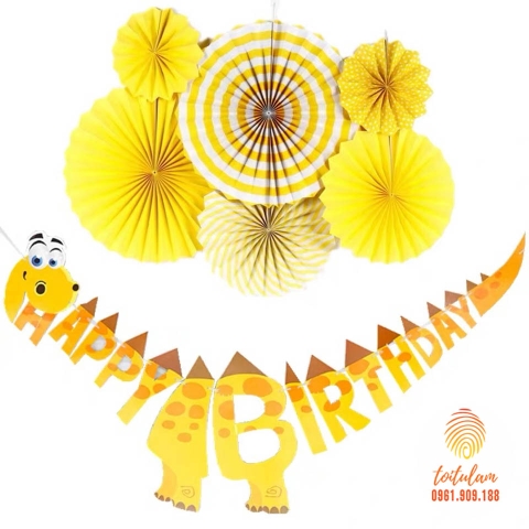 Dây chữ HPBD hình khủng long