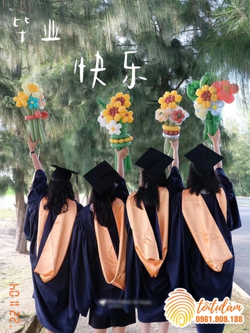 HOA BÓNG BAY CHỤP ẢNH KỶ YẾU - MẪU ĐƠN GIẢN