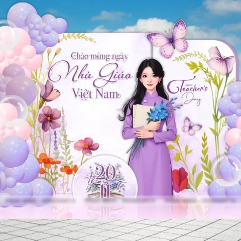 TRANG TRÍ TRỌN GÓI NGÀY NHÀ GIÁO VIỆT NAM 20/11