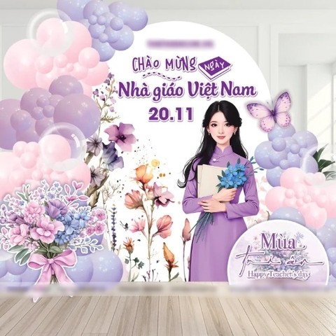 TRANG TRÍ NGÀY NHÀ GIÁO VIỆT NAM 20/11 ĐƠN GIẢN