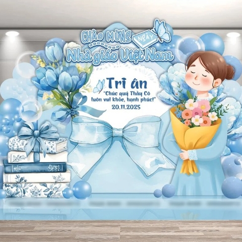 TRANG TRÍ TRỌN GÓI PHÔNG NGÀY NHÀ GIÁO VIỆT NAM