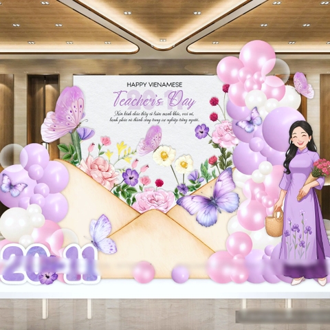 TRANG TRÍ NGÀY NHÀ GIAO VIỆT NAM TẠI TRƯỜNG HỌC