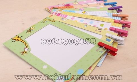 khung treo ảnh hoạt hình