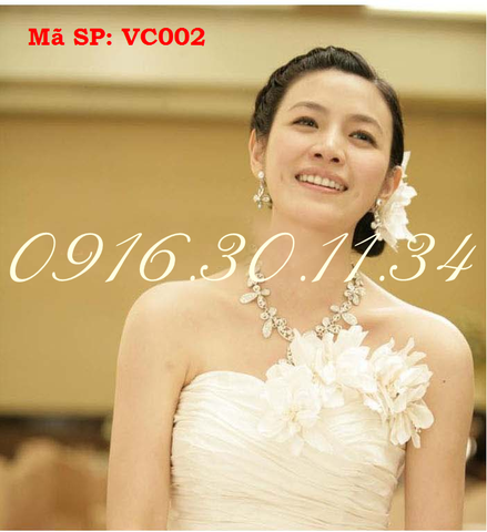 VÒNG CỔ BÔNG TAI CÔ DÂU VC009