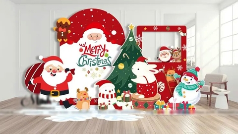 BACK TRANG TRÍ CHỤP ẢNH NOEL