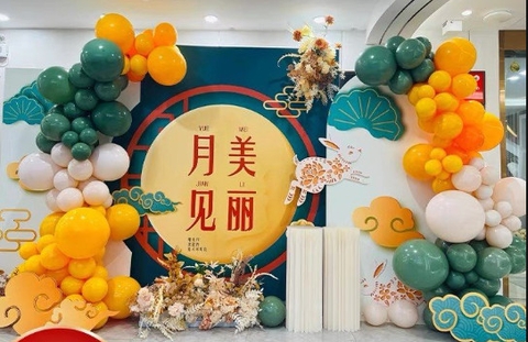 TRANG TRÍ TRỌN GÓI TRUNG THU, TRANG TRÍ TIỂU CẢNH, PHOTOBOOTH MẪU 8