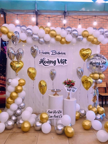 TRANG TRÍ SINH NHẬT TRỌN GÓI CHO NGƯỜI LỚN TT009
