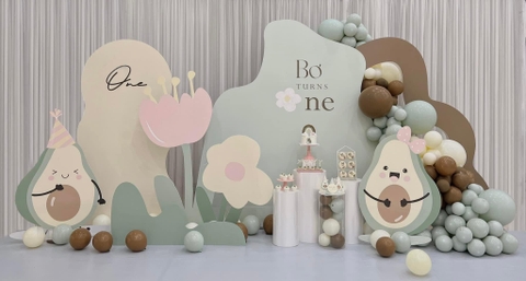 TRANG TRÍ SINH NHẬT TRỌN GÓI CHO BÉ YÊU - CHỦ ĐỀ QUẢ BƠ - TT046