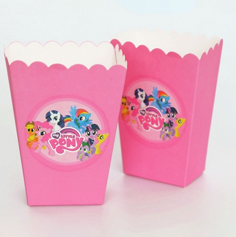 Combo 6 hộp đựng bỏng chủ đề NGỰA PONY