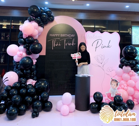 TRANG TRÍ SINH NHẬT CHO BÉ - CHỦ ĐỀ BLACKPINK - TT022