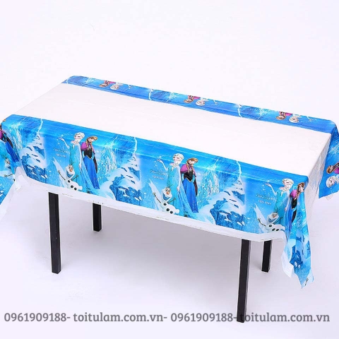 Khăn trải bàn công chúa Elsa