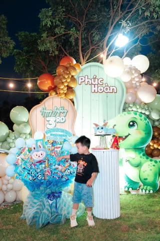 TRANG TRÍ SINH NHẬT TRỌN GÓI CHO BÉ YÊU - CHỦ ĐỀ KHỦNG LONG TT056