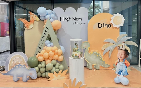 TRANG TRÍ SINH NHẬT TRỌN GÓI CHO BÉ YÊU - CHỦ ĐỀ KHỦNG LONG TT057