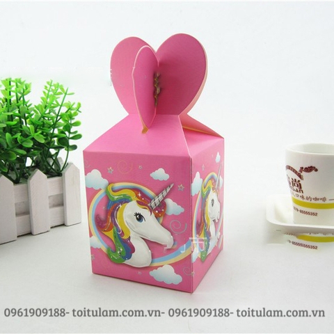 Combo 6 hộp đựng quà chủ đề NGỰA 1 SỪNG