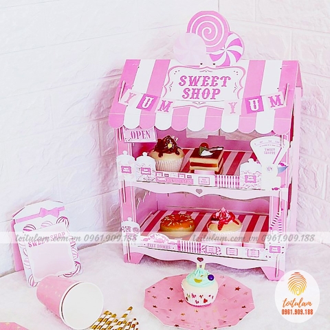 Giá để bánh CAO CẤP HÌNH NGÔI NHÀ