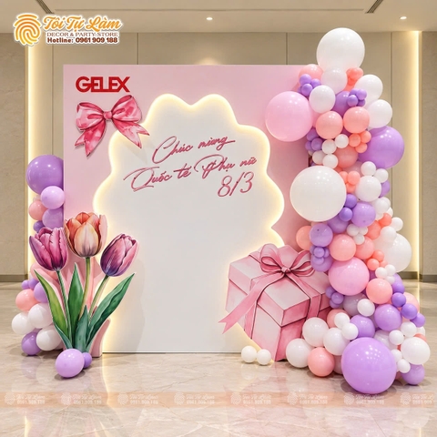 TRANG TRÍ TRỌN GÓI NGÀY QUỐC TẾ PHỤ NỮ 8/3 VÀ 20/10 - QTPN - 126