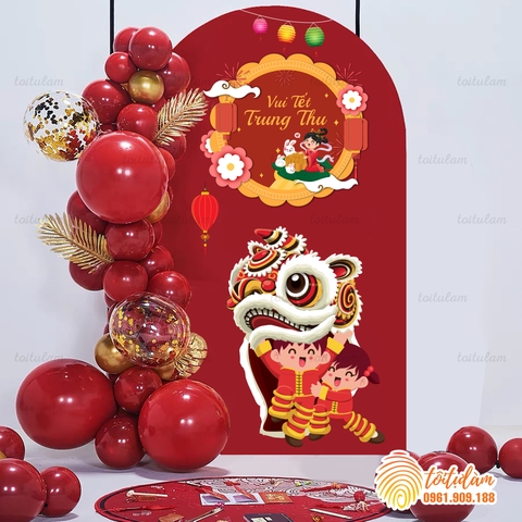 SET TRANG TRÍ TRUNG THU ĐƠN GIẢN PO-TU010 PHÔNG VÒM