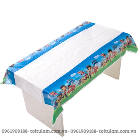 Khăn trải bàn chủ đề CHÓ CẢNH SÁT