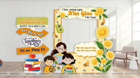 KHUNG CHECK IN NGÀY NHÀ GIÁO VIỆT NAM 20.11