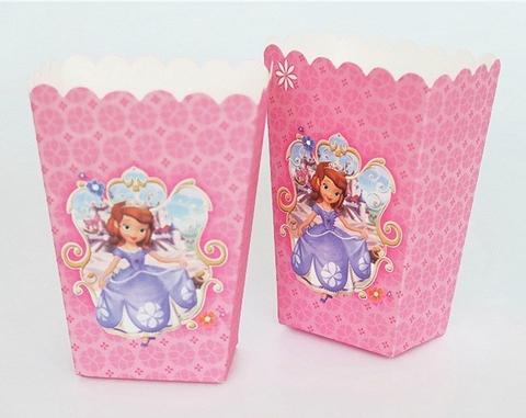 Combo 6 hộp đựng bỏng chủ đề CÔNG CHÚA SOFIA