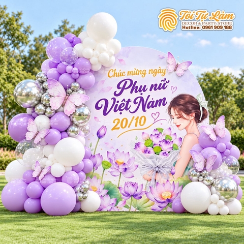 TRANG TRÍ TRỌN GÓI NGÀY QUỐC TẾ PHỤ NỮ 8/3 VÀ 20/10 - QTPN - 121