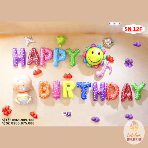 SET BÓNG SINH NHẬT B.12F