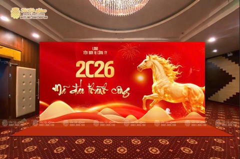 BACKDROP TẾT 2026 NHÀ HÀNG