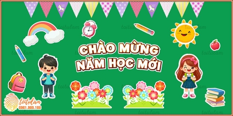 SET TRANG TRÍ BẢNG LỚP CHÀO MỪNG NĂM HỌC MỚI