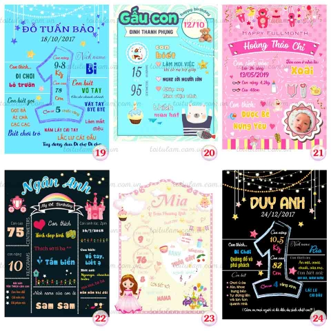 Bảng sở thích cho bé 4