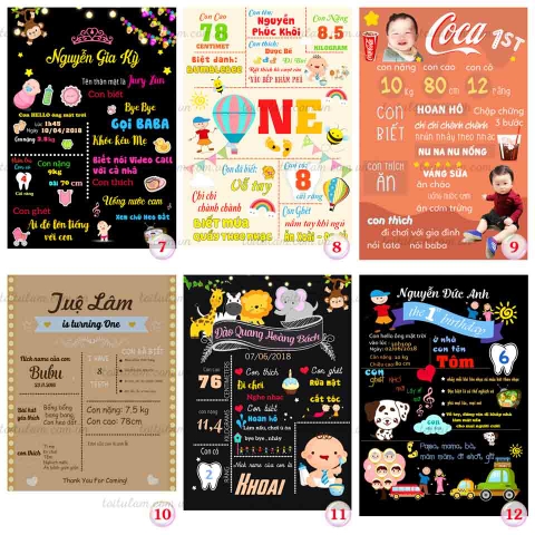 Bảng sở thích cho bé 2