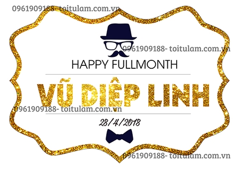 Bảng tên sinh nhật Baby Boy