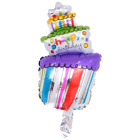 BÓNG HÌNH BÁNH SINH NHẬT NGHIÊNG