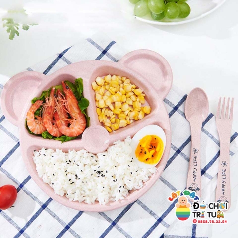 Bộ bát thìa nĩa lúa mạch