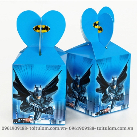 Combo 6 hộp đựng quà chủ đề BATMAN