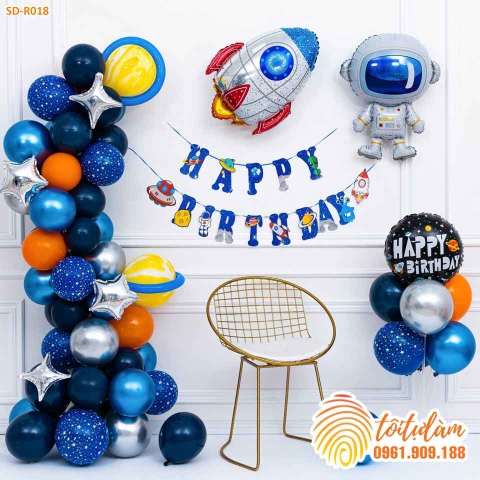 SET BÓNG SINH NHẬT - CHỦ ĐỀ PHI HÀNH GIA SD-R018