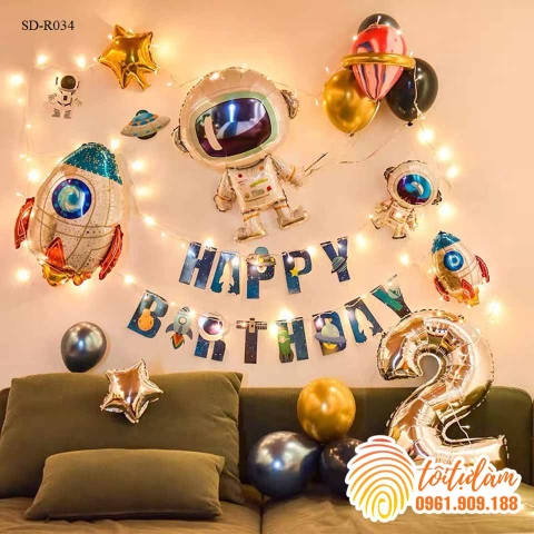 SET BÓNG SINH NHẬT - CHỦ ĐỀ PHI HÀNH GIA SD-R034