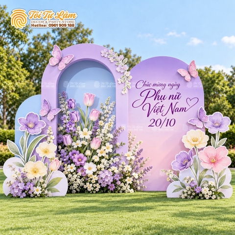 TRANG TRÍ TRỌN GÓI NGÀY QUỐC TẾ PHỤ NỮ 8/3 VÀ 20/10 - QTPN - 123
