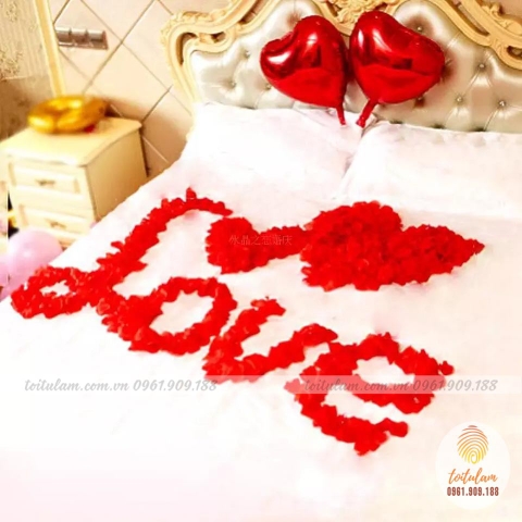 SET TRANG TRÍ GIƯỜNG CƯỚI GC002