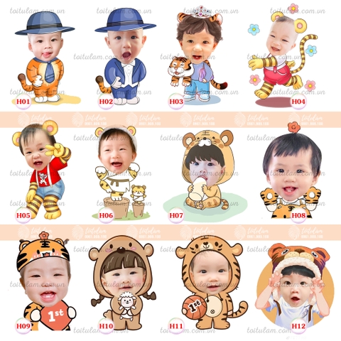 Top 10 mẫu thiết kế chibi đẹp nhất dành cho bé trai  Bóng sinh nhật Con  Cưng